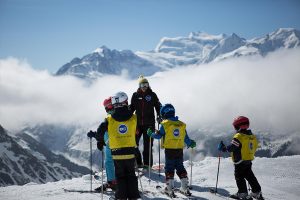 Kids ski lessons european snowsport