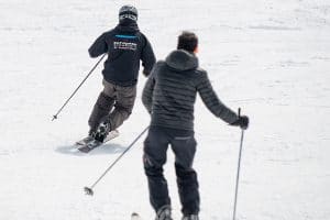 Telemark skiing european snowsport