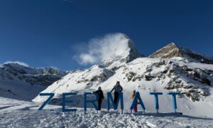 Skiing to A Different Country and Fondue with a View