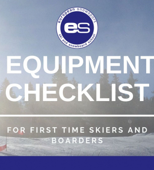 Equipment checklist for the first time skier or boarder