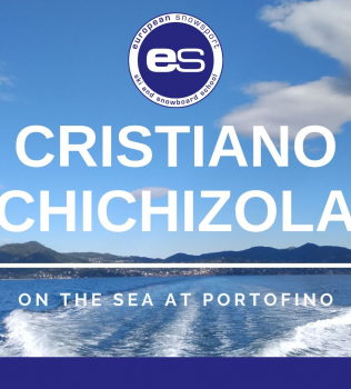 Cristiano Chichizola; on the sea at Portofino